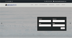 Desktop Screenshot of hotelseaqueen.com